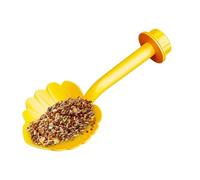 Bird Stand Toy - 2 en 1 Parrot Perch Feeder, Sturdy Wooden, Textured Grip Stick | Cage Accessory for Parakeet Macaw Canary Hummingbird Finch Lovebird Pet Supplies