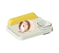 Bird Station, Bird Perch Station, Parrot Playground, Cage Accessories for Parakeet, Conure, Cockatiel, Gerbil, Chinchilla and Hamster, 6.14 x 4.72 x 2.13 Inches