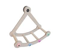 Bird Swing Toys, Rotating Wooden Hammock, Natural Perch for Birds, Fun Cage Accessory, Safe Hanging Play Toy, Sturdy Pet Exercise, Ideal for Cockatiels & Parakeets