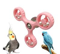 Bird Toy - 11.2x10x4cm Fun Rotating Cage Windmill, Interactive Bird Chew Toys | Enrichment Play Accessory For Boredom Relief Parakeet Cockatiel Lovebird Macaw Finch Canary Cage Training Activity