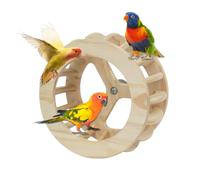 Bird Toy, Interactivo de Juguete y Barcos | Jaula giratoria para pájaros de Madera - Soporte Interactivo para Mascotas Conure Shadet Lovebird Canary Pigeon Co