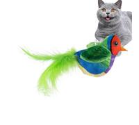Bird Toys For Cats - Chirping Flapping Wings Cute - Cat Flapping Bird Toy - For Mental Stimulation Physical Ejercise Boredom Relief Ind Soft Featheroor Outdoor Home Apartment Birthday Christmas Easter