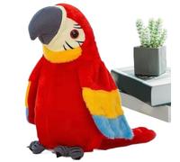 Bird Toys for Kids, Chirping Cat Toy with Flapping Wings and Music, Toy Bird, Electronic Realistic Plush Animal for Kids Pets Party Play Desk Decor Holiday Shelf