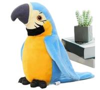 Bird Toys for Kids, Chirping Cat Toy with Flapping Wings and Music, Toy Bird, Electronic Realistic Plush Animal for Kids Pets Party Play Desk Decoration Holiday Shelf