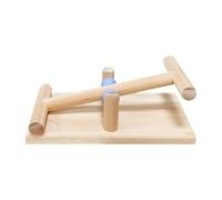 Bird Toys, Natural Bird Toys, Wooden Tabletop Bird Seesaw,Tabletop Parakeet Play Exercise Training Tool, Interactive Balance Toy For Cockatiels Lovebirds