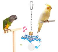 Bird Toys, Parrot Toy, Spaceship Shape Design, Stimulating Chewing Activity, Interactive Pet Supplies, Ideal for Lovebirds, Parakeets, Macaw, Usage Scenario Indoor Cage Play
