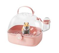 Bird Travel Cage, Hamster Portable Carrier, 42x6.69 Inches, Spacious Small Animal Transfort Habitat with Water Bottle, Lightweight Pet Cage for Parakeets Budgies Conures Cockatiels and Hamsters