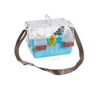 Bird Travel Cage - Portable Bird Cage, Heavy Duty Handle Small Animal Supply | Cockatiels Peony Budgies Pearl Munias for Carrying Outdoor Travel Lightweight Metal Carrier Parrot Pet Transportation