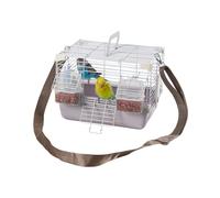 Bird Travel Cage, Portable Cage with Handle, Heavy Duty Small Animal Carrier for Cockatiels, Peony Budgies, Pearl Munias, and Other Birds, Ideal for Travel and Outdoor Adventures