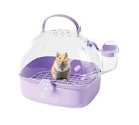 Bird Travel Cage, Portable Hamster Case for Easy Carrying, Spacious Pet Cage with Design, for Sparrow Macaws Conures Chinchillas Budgies Cockatiels Parakeet Hedgehog 7.24x6.42x6.69 inches