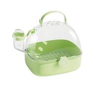 Bird Travel Cage, Portable Hamster Case for Easy Carrying, Spacious Pet Cage with Design, for Sparrow Macaws Conures Chinchillas Budgies Cockatiels Parakeet Hedgehog 7.24x6.42x6.69 Inches