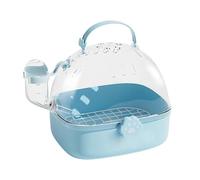 Bird Travel Cage, Portable Pet Carrier for Birds and Small Animals with Water Bottle, 7.24x6.42x6.69 Inch Spacious Lightweight Design for Parakeets Cockatiels Budgies Conures Hamsters Chinchillas