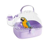 Bird Travel Cage, Spacious Pet Bird Carrying Supplies For Chinchillas, Portable Small Hamster Cage with Water Bottle, Macaws Conures Cockatiels Sparrow Hedgehog Budgies Lovebirds
