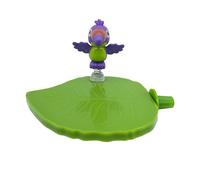 Bird Tray, Interactive Play Toy, 13x11.2x8cm, Parrot Stand, Cage Gym, Leaf Shape Design, ABS Metal Build, 51g Lightweight Accessory, for Bedroom Balcony Garden Use