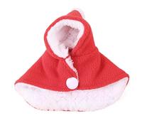 Bird Warm Suit for Winter - Pet Bird Christmas Theme Hoodie Outfit | Pet Bird Supplies Pet Cosplay Apparel Bird Clothing for Lores, Cockatiels, Conures, Lovebirds & Parakeets (Short Plush)