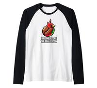 Bird Watching Humor Birding Before The Bean Is A Sin Camiseta Manga Raglan
