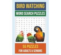 Bird Watching Word Search Puzzle Book: Word Searches with Easy to Read Print about Cardinals, Hummingbirds, Woodpeckers, and More | 6x9 inches, 110 ... | Fun Bird Watching Gift for Adults & Seniors