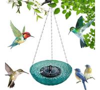 Bird Water Bowl | Solar Bird Bath Fountain | Hummingbird Fountain Bath | Balcony Bird Bath Bowl | Solar Hummingbird Fountain Bath Bubbler, Bird Bath Bowl for Terrace, Courtyard, Patio