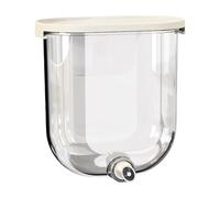 Bird Water Container, Parakeet Water Feeder, 4.21x4.33x3.15 Inches No Drip Design, Mounted Waterer for Hummingbirds, Parrots, Budgies, Finches, Canaries, and Lovebirds