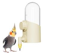 Bird Water Dispenser, Large Capacity Automatic Water Feeder, 4.53in 250ml Hangable Parrot Drinker, Multipurpose Pet Waterer for Parakeet, Cockatiel, Small Bird Care