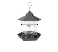 Bird Water Dispenser, Parrot Water Dispenser, Feeding Device Suitable for Indoor and Outdoor Cages, Pet Sparrows, Mountain Sparrows, and Small Birds (Grey)