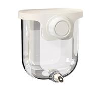 Bird Water Feeder, Parakeet Water Feeding, 330ml Mounted Pin-Touch No Drip Waterer, Cage Hydration Accessory for Hummingbirds, Canaries, Budgies, Indoor Aviaries, Outdoor Birdcages, Daily Use
