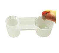 Bird Waterer,Water Bottle Drinker for Cage | Transparent Double