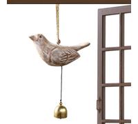 Bird Wind Chimes - Wooden Hummingbird Outdoor Ornaments