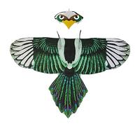 Bird Wings Costume For Kids - Chiffon Fabric 118x65cm | Dress Up Cape With Adjustable Shoulder Straps | Owl Eagle Masquerade Outfit With Facepiece For Boys Girls Ages 3 To 8 Halloween Party Play