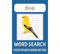 Bird Word Search Puzzle Book: Word Searches with Easy to Read Print about Birds, Fowl, Bird Watching and More | 6x9 inches, 110 pages | 50+ Puzzles ... Gift for Vacations, Holidays and Free Times