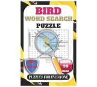 Bird Word Search Puzzle: Word Searches with Easy to Read Print about Bird, Feather,Wing and More|6x9 inches, 110 pages|50+ Puzzles...Gift for Vacations, Holidays and Free Times