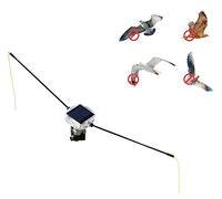 BirdBoggle Basic 2-Part, disuasor de pájaros con energía Solar para Botes y Balcones, ensamblaje de barandillas, Mantiene alejadas a Las gaviotas, Palomas y Otras Aves