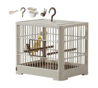 Birdcages for Parakeets, Ornamental Bird Travel Carrier, Lightweight Hook Handle Cage with Detachable Tray for Parrots, Finches and Parrotlets 11,81 x 9,06 x 10,24 pulgadas