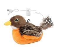 Birdchase Juguete para gato con pájaro batiendo - Juguetes interactivos para pájaros para gatos | Juguete interactivo para gatos de aleteo automático, pájaro de ritmo interactivo con juguete G