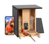 Birdfy Comedero inteligente Bambú Para pájaros con energía solar, cámara y reconocimiento AI - EPPAMBNI8402110