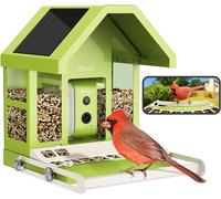 Birdfy Feeder Metal Lite Smart Comedero inteligente para pájaros con energía solar, cámara y reconocimiento de pájaros AI - EPPAMBNI8172100