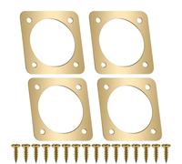 Birdhouse Entrance Guard - 4Pcs Copper Hole Protector Plate, Metal Shield