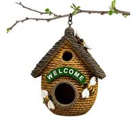 Birdhouse For Outdoors, Beehive Shape Bird Shelter, Cardinal Bird House 18x9x8cm, For Garden Backyard Porch Tree Balcony Patio Yard Park Use