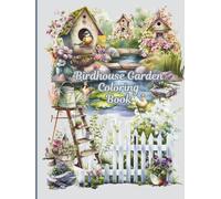 Birdhouse Garden Coloring Book