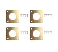 Birdhouse - Kit de barrera de entrada de metal de 4 piezas para seguridad de nido contra mapaches, serpientes y otros depredadores en hábitats al aire libre (11/8 pulgadas)