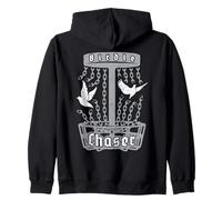 Birdie Chaser Disc Golf Palomas Rompiendo Cadenas de Cesta Sudadera con Capucha