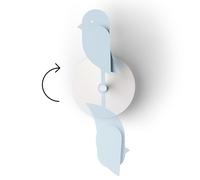 Birdie Design Monitor de CO2 para Interiores - Medidor de Calidad del Aire para el hogar y la Oficina - Promueve la Salud Mental y física - Reduce los riesgos para la Salud (Glaciar, FullBirdie)