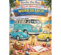 Birdie the Bus: Beach Adventure Word Search: A Sweet Beach Adventure Word Search Book for Kids Ages 5-7 Large 8.5" x 11" Book With Large Print