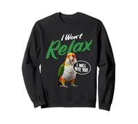 Birdkeeper Bird Dueño Parrot Relax White Bellied Caique Sudadera