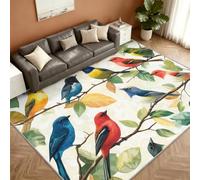 Birds Alfombra 120x180cm, Colorful Birds Alfombras for Living Room