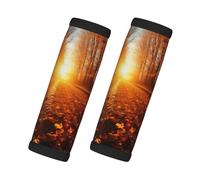 Birds Autumn Print - Juego de 2 fundas para asa de equipaje, de neopreno, para maleta, identificador, accesorios de viaje