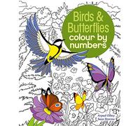 Birds & Butterflies Colour by Numbers (Arcturus Colour by Numbers Collection)
