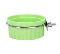Birds Cage Water Feeder, Bird Foods Dispenser, Food Bowl Waterer Container, Pet Supplies for Parakeets, Cage Accessories for Cockatiel, Conure, Parrot, Macaw, Finch
