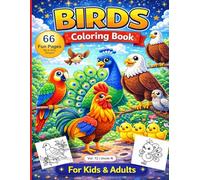 Birds Coloring Book 66 Pages: All types of Birds Drawing Coloring Book for Kids or Adults all Multi task, Relax, Create & Enjoy Every Page