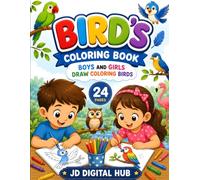 Bird's Coloring Book for Kids Ages 3-8: A Fun Coloring Book for Toddlers and Preschool Kids